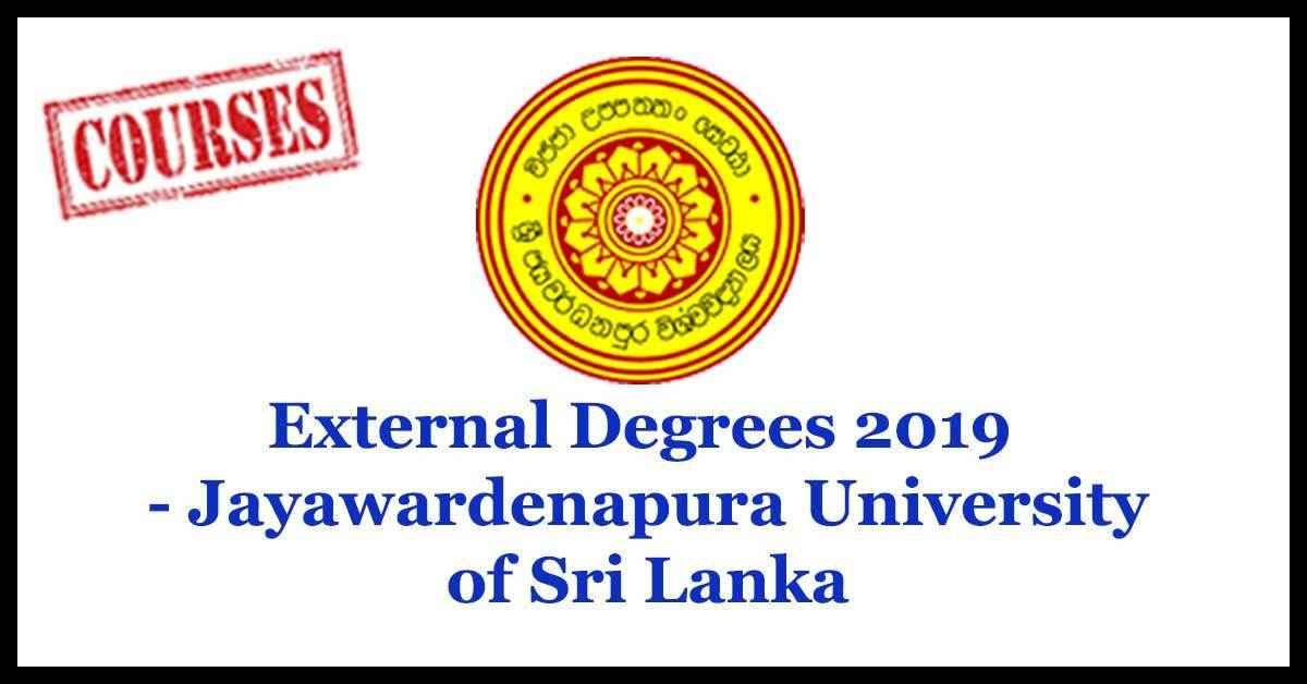 Sri jayawardenapura university science courses 2017